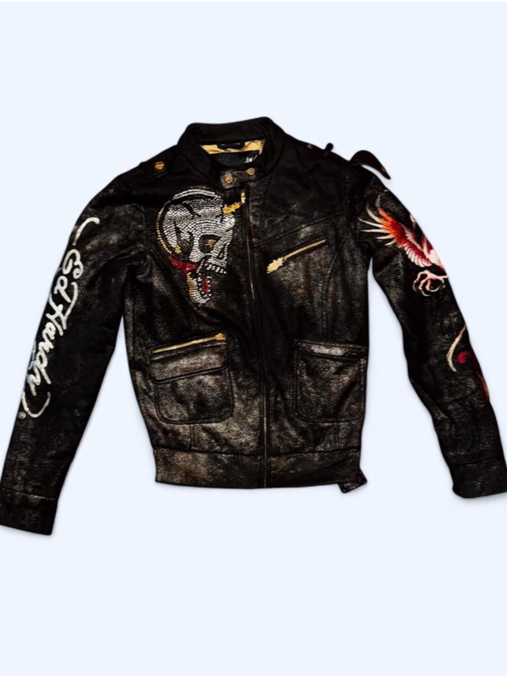 Ed Hardy Moto Jacket